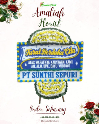 Papan Bunga Duka di Ponorogo