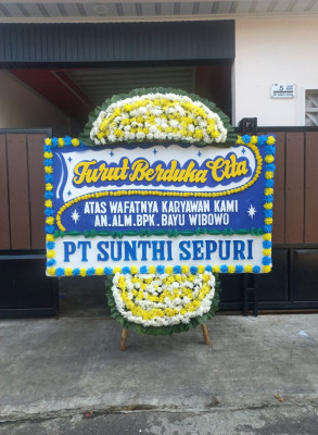Papan Bunga Duka di Ponorogo